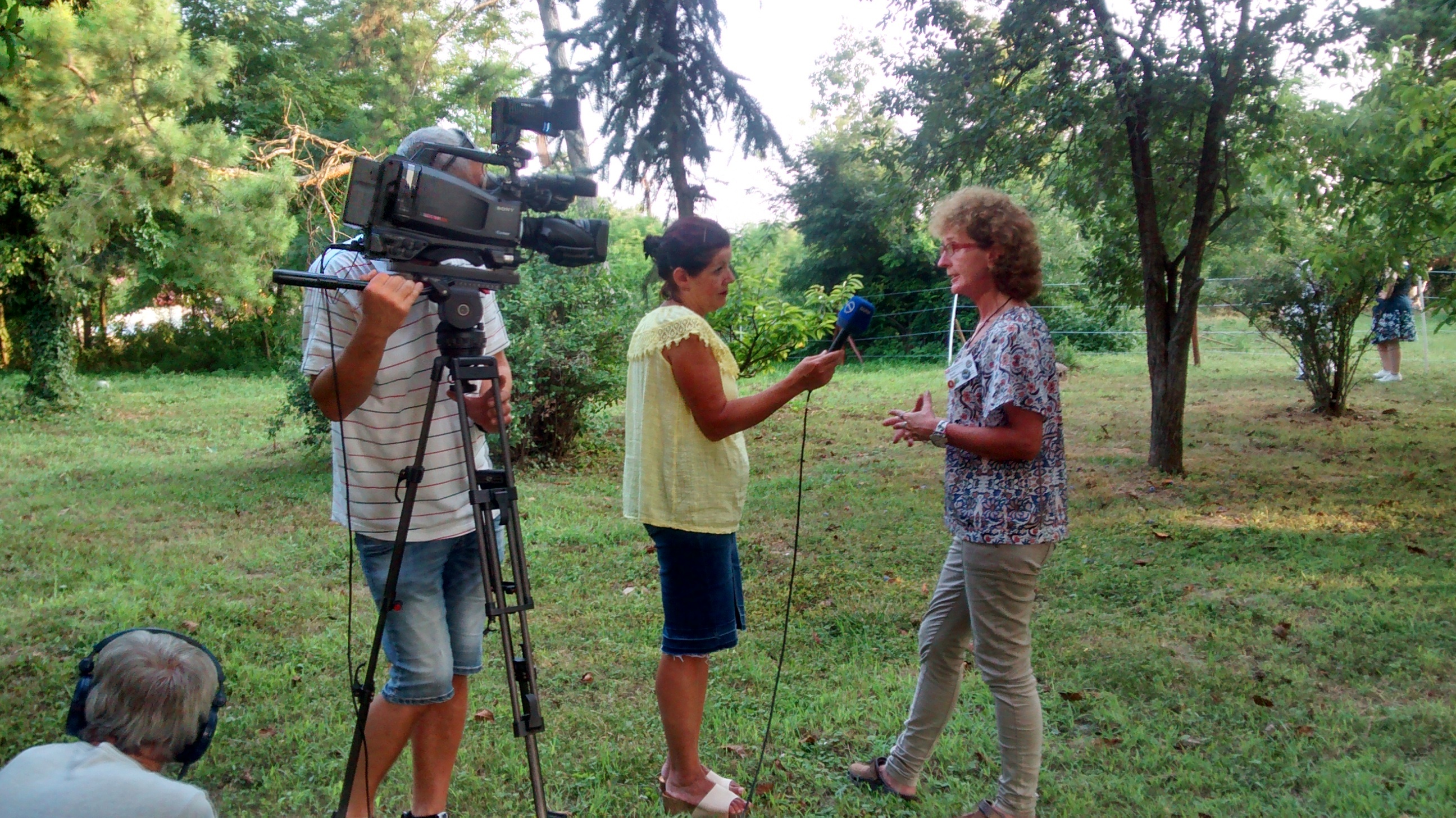 Interview über Entre Rios für das Fernsehen